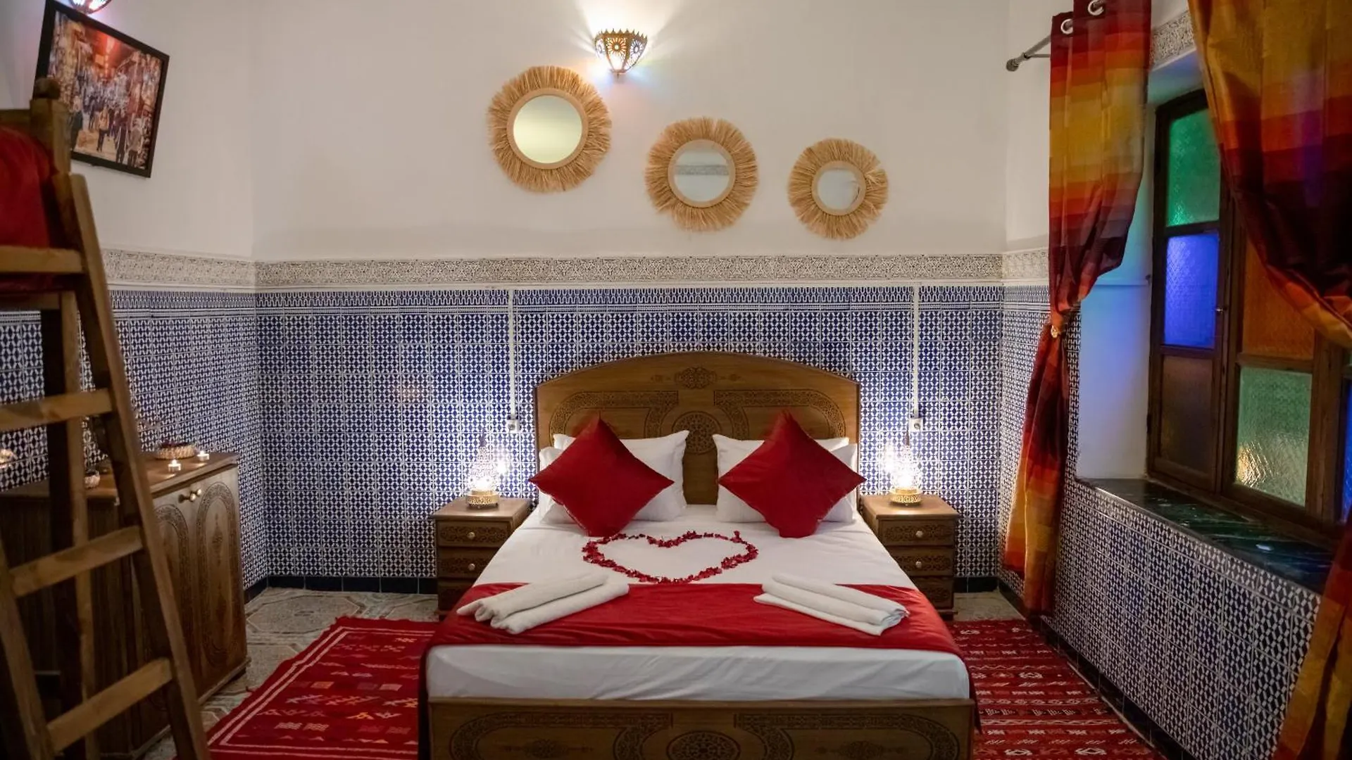 Marockansk riad Dar Amir Fes Hotell