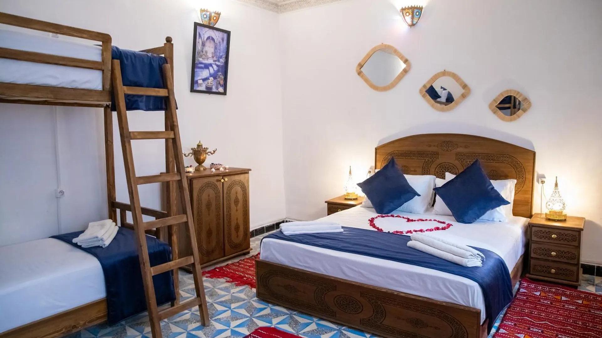 Marockansk riad Dar Amir Fes Hotell
