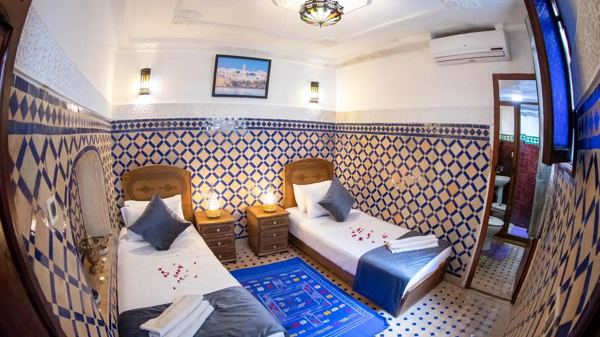 Marockansk riad Dar Amir Fes Hotell